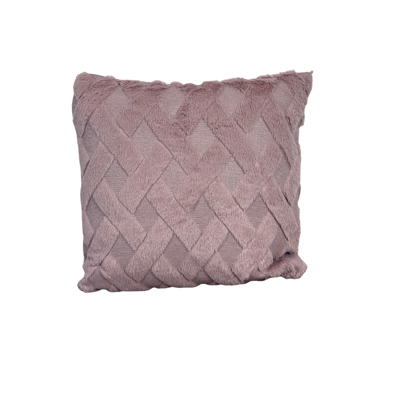 Plush Basket Weave Pillow