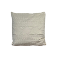 Embossed Geometric Pillow