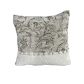 Floral Pom-Pom Pillow