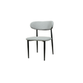Premium Upholstered Fabric Chair (Cream)