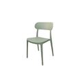 Weatherproof Plastic Outdoor Chair (Yellow)