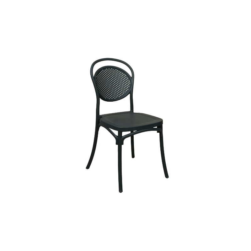 Open-Air Plastic Outdoor Chair (2)