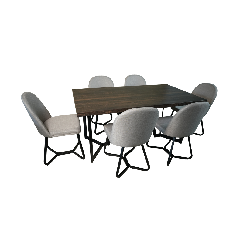 Modern Dining Set (Black)