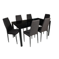 Complete Dining Set (Black)