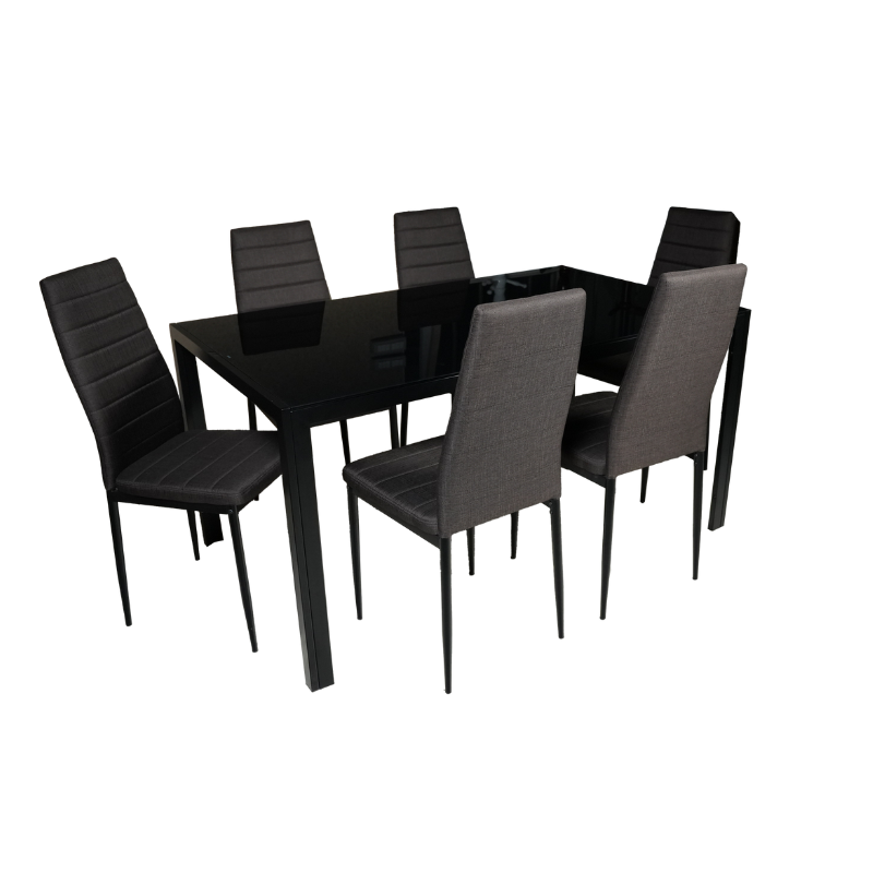 Complete Dining Set (Black)
