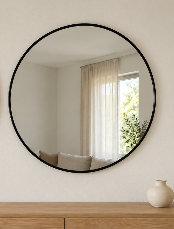 Round Wall Mirror 80 cm