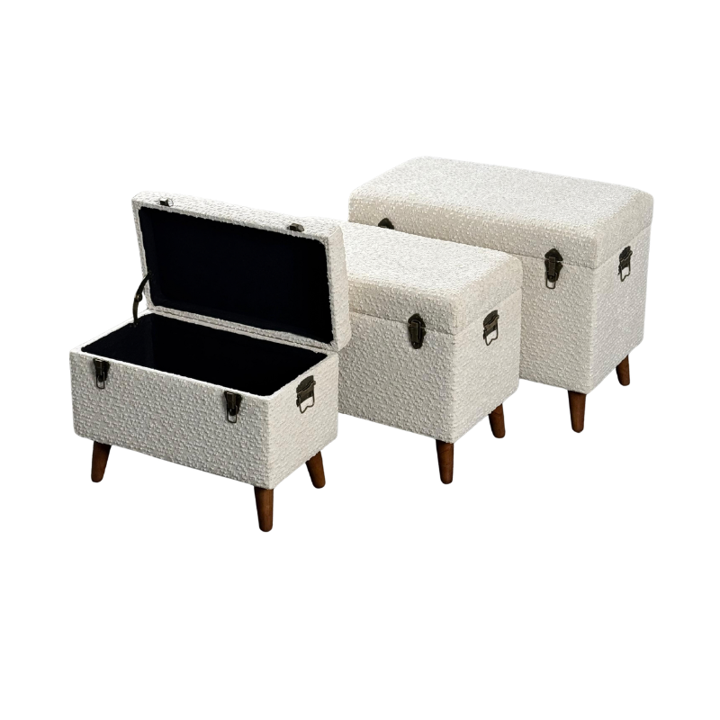 Storage Ottoman – Set of 3