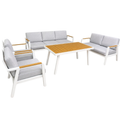Outdoor Aluminium Garden Set (Beige)