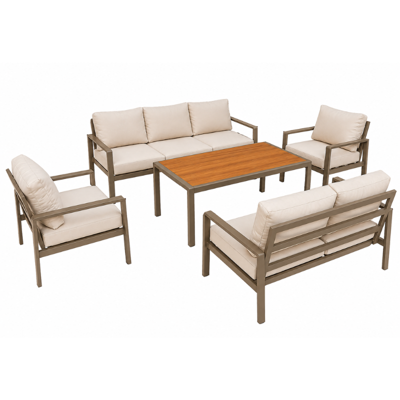 Weatherproof Aluminium Garden Set (Cap)