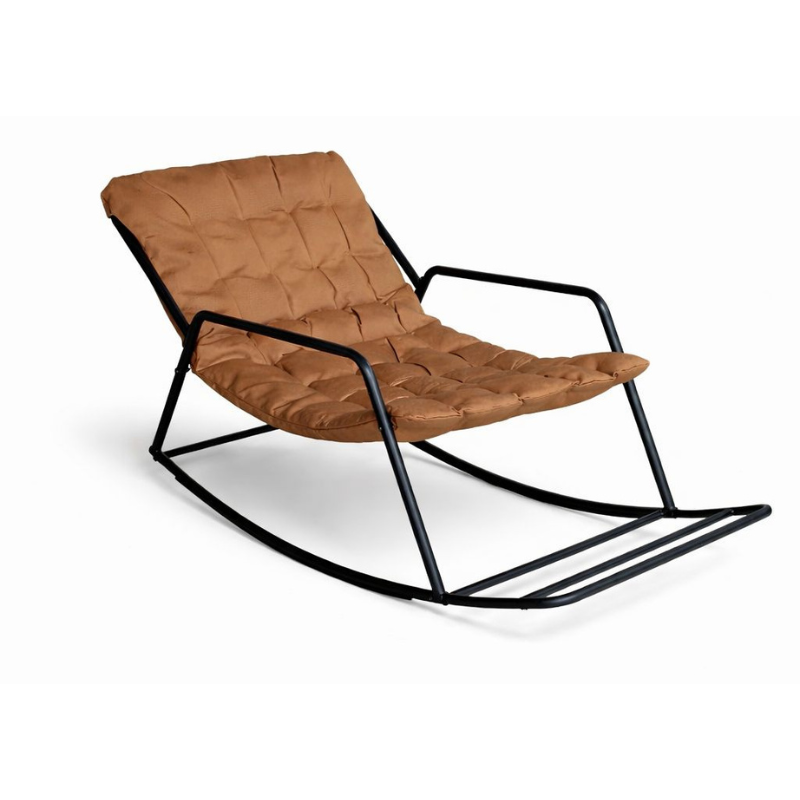 Weatherproof Outdoor Rocking Chair (Brown)