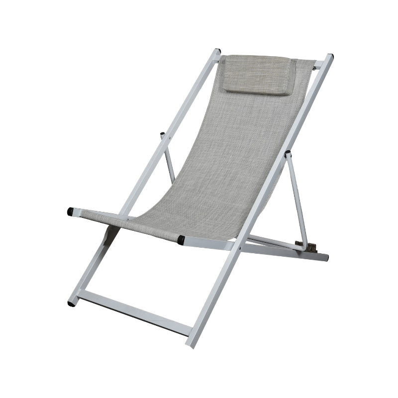 Outdoor Sunbed Lounger (Beige)