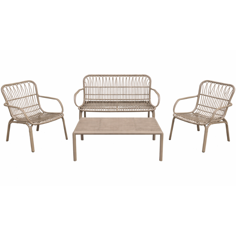 Weatherproof Plastic Outdoor Set