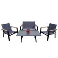Garden Aluminium Garden Set (Dark Grey)