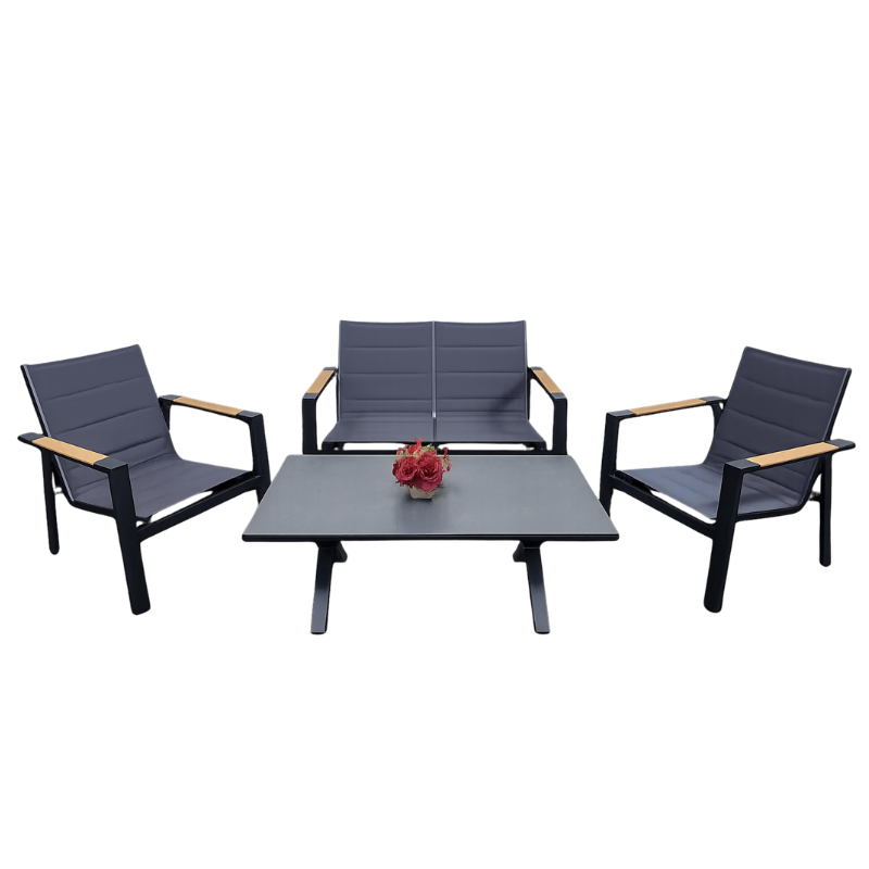 Garden Aluminium Garden Set (Dark Grey)