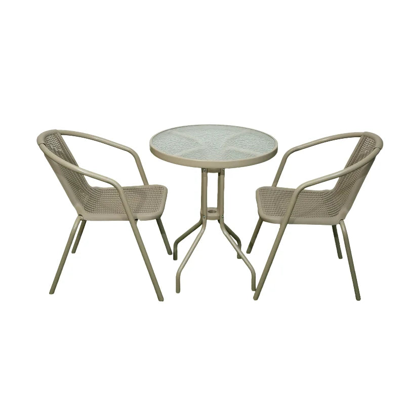Weatherproof Outdoor 1+2 Seating Set