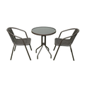 Weatherproof Outdoor 1+2 Seating Set