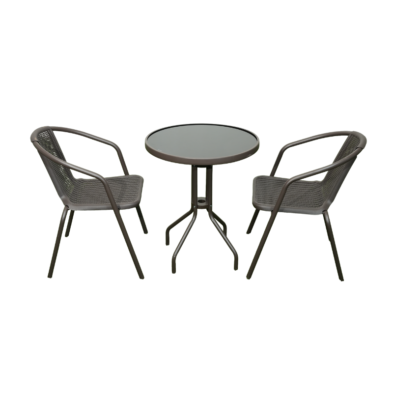 Weatherproof Outdoor 1+2 Seating Set