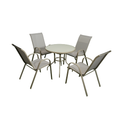 Open-Air Outdoor 1+4 Seating Set