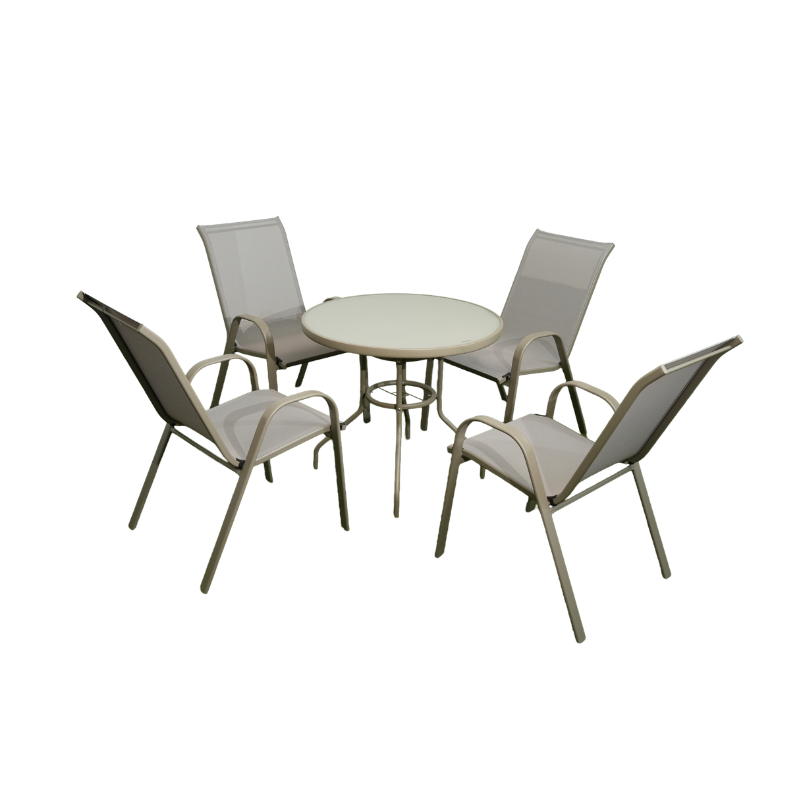Open-Air Outdoor 1+4 Seating Set