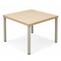 Open-Air Outdoor Dining Table (Beige)