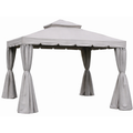 Open-Air Garden Gazebo (Beige)