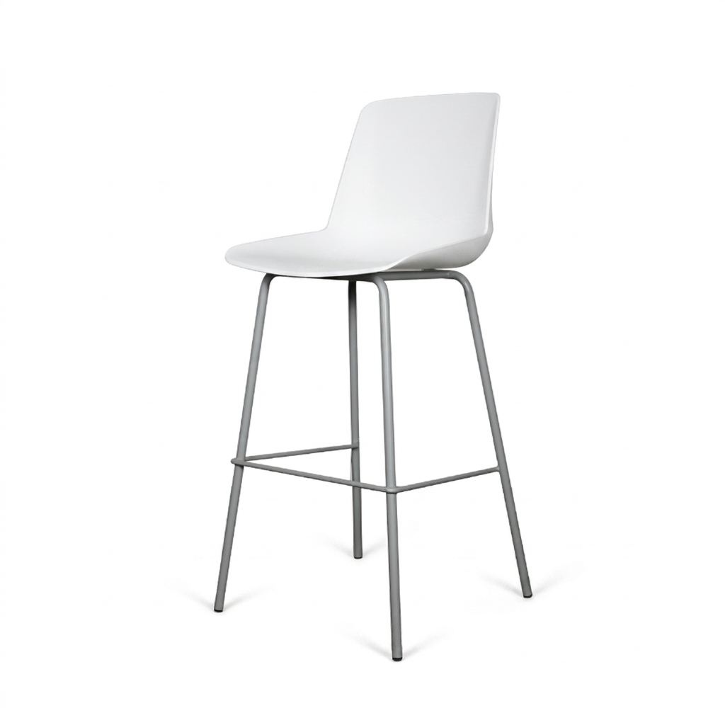 Premium Bar Stool - White