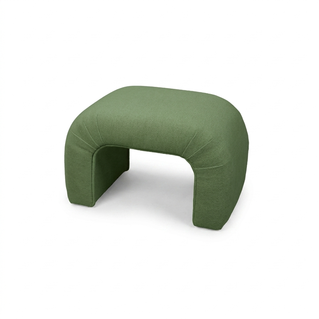 Modern Pouf - Green