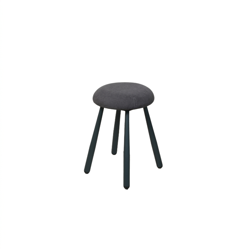 Contemporary Pouf Brown - Dark Grey