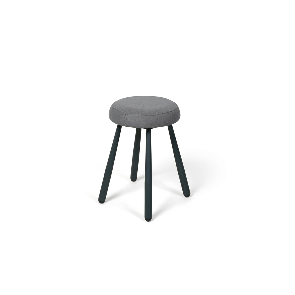 Contemporary Pouf Brown - Grey