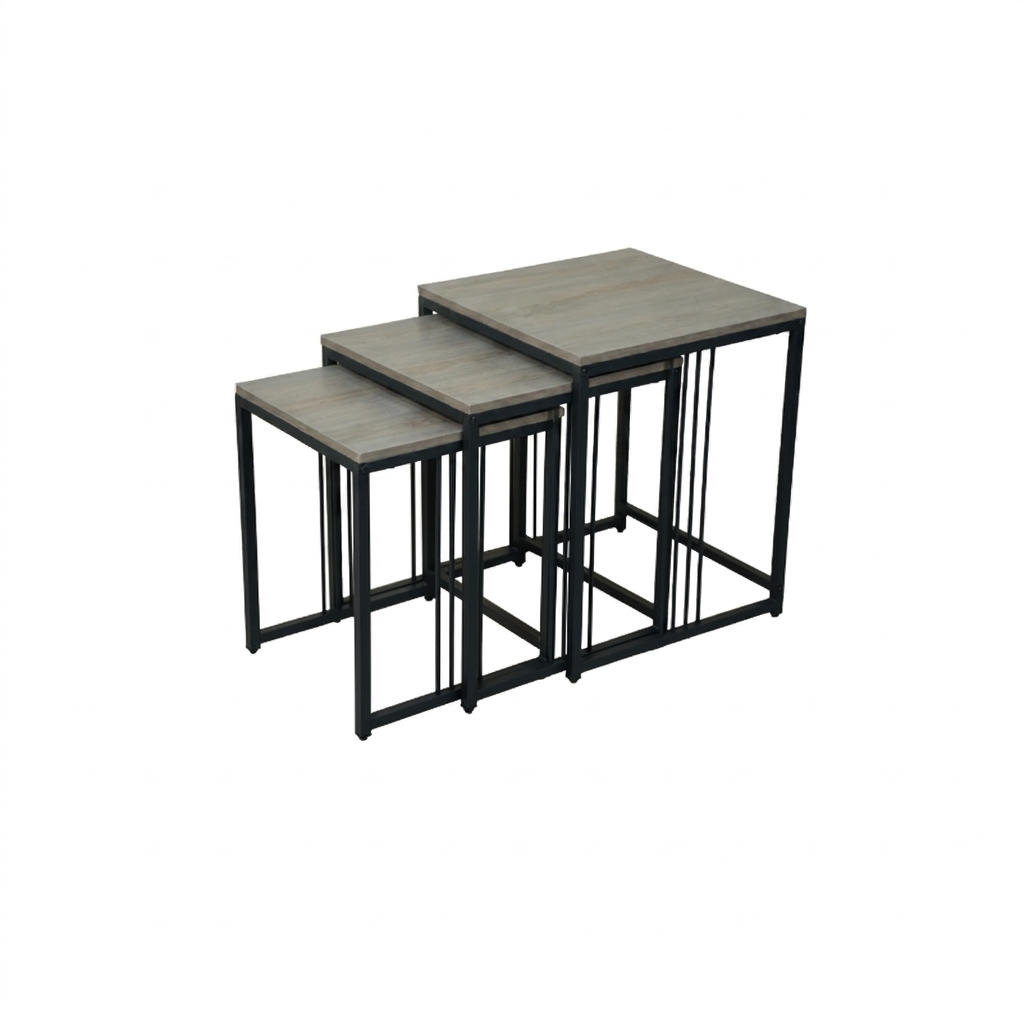 Contemporary Nesting Tables - Grey