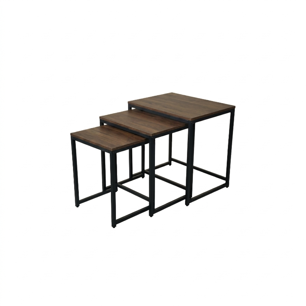 Elegant Nesting Tables - Dark Brown