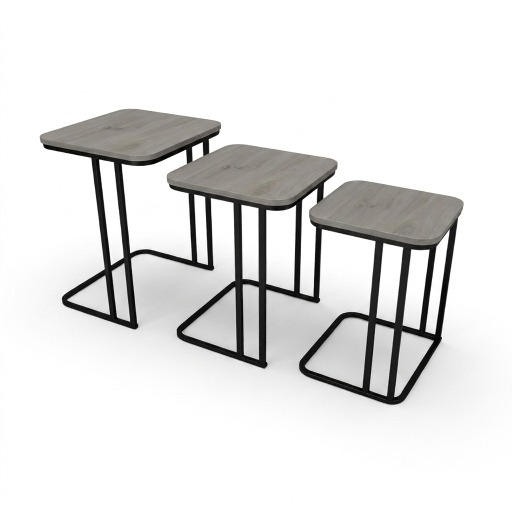 Stylish Nesting Tables - Grey