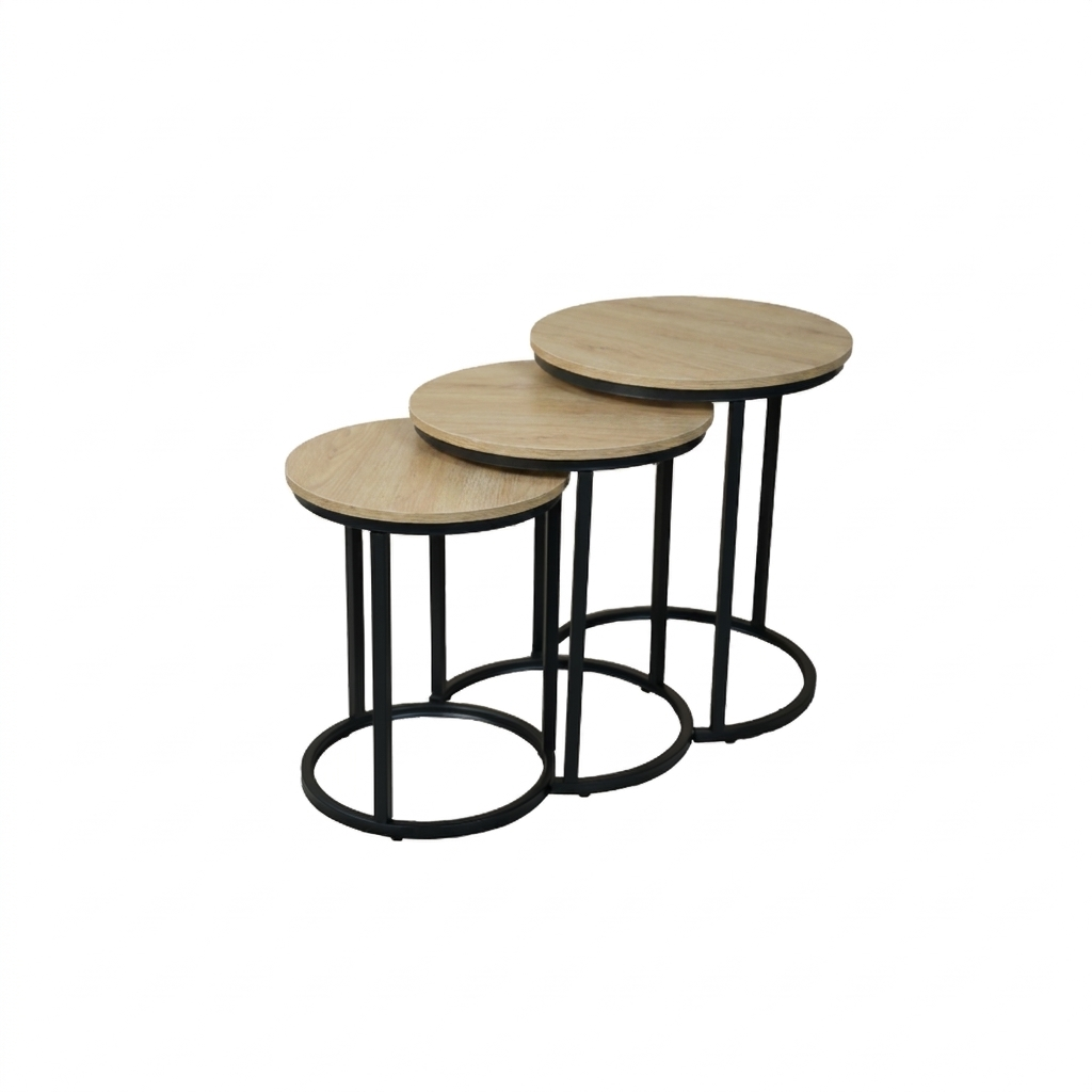 Premium Nesting Tables - Beige