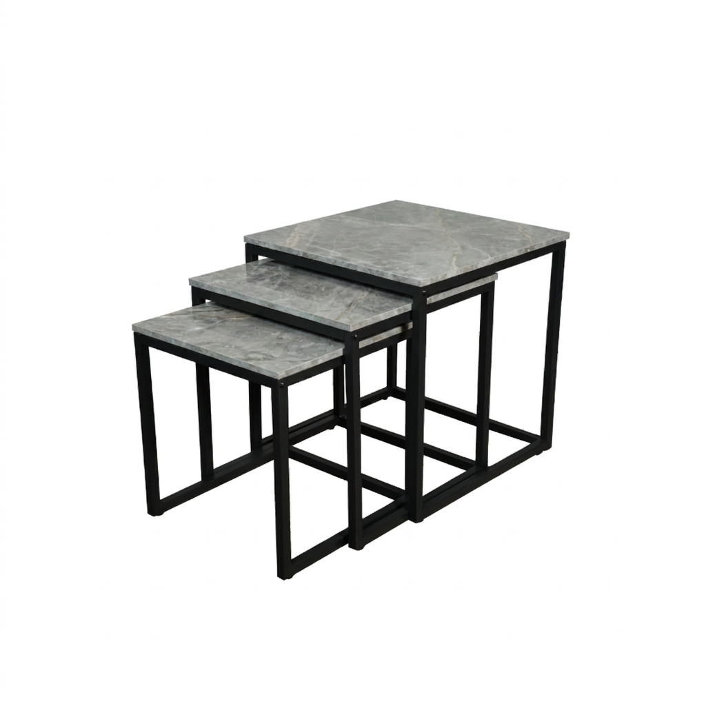 Modern Nesting Tables - Grey