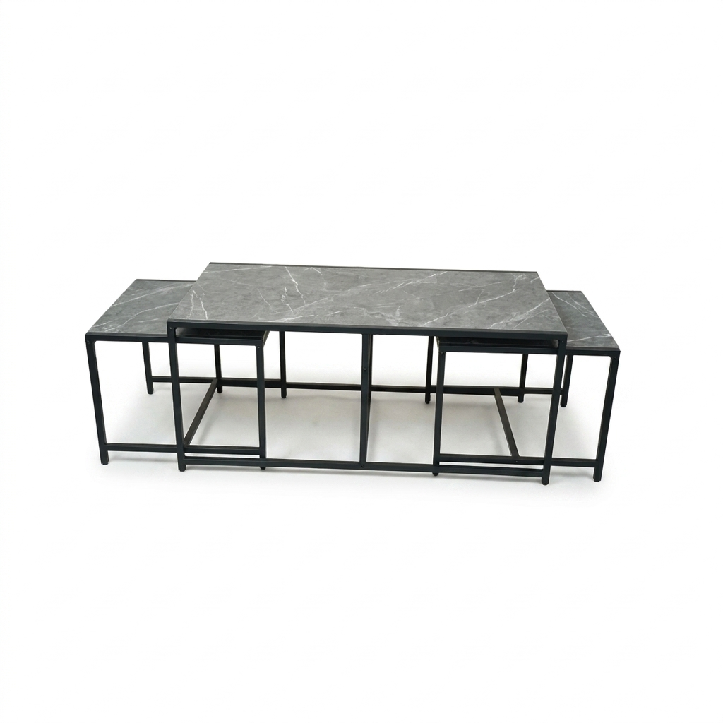 Elegant Coffee Table - Grey marble