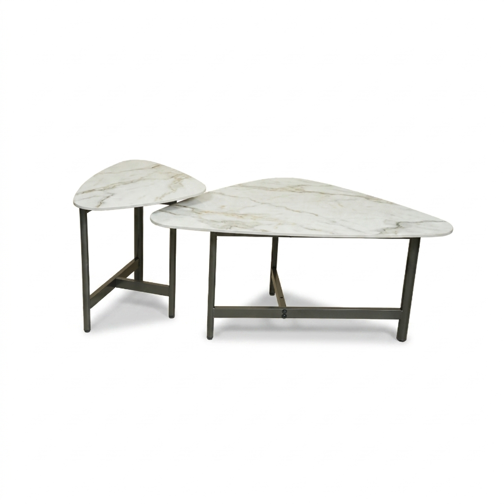 Designer Coffee Table Grey - White