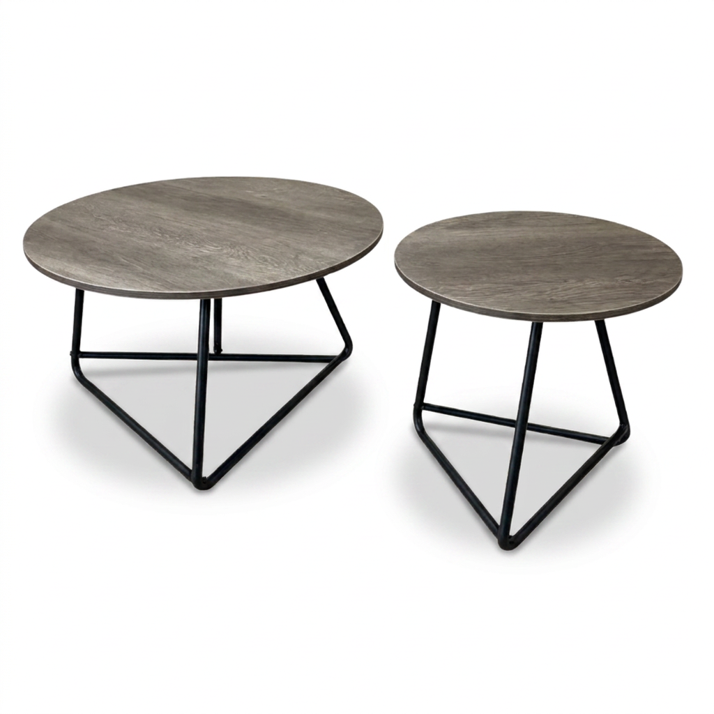Premium Coffee Table Natural - Grey