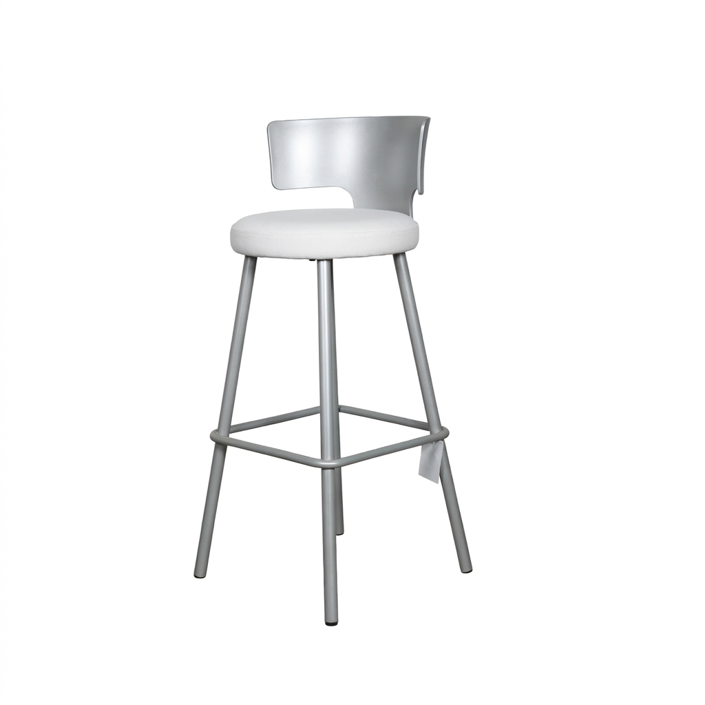 Stylish Bar Stool - White