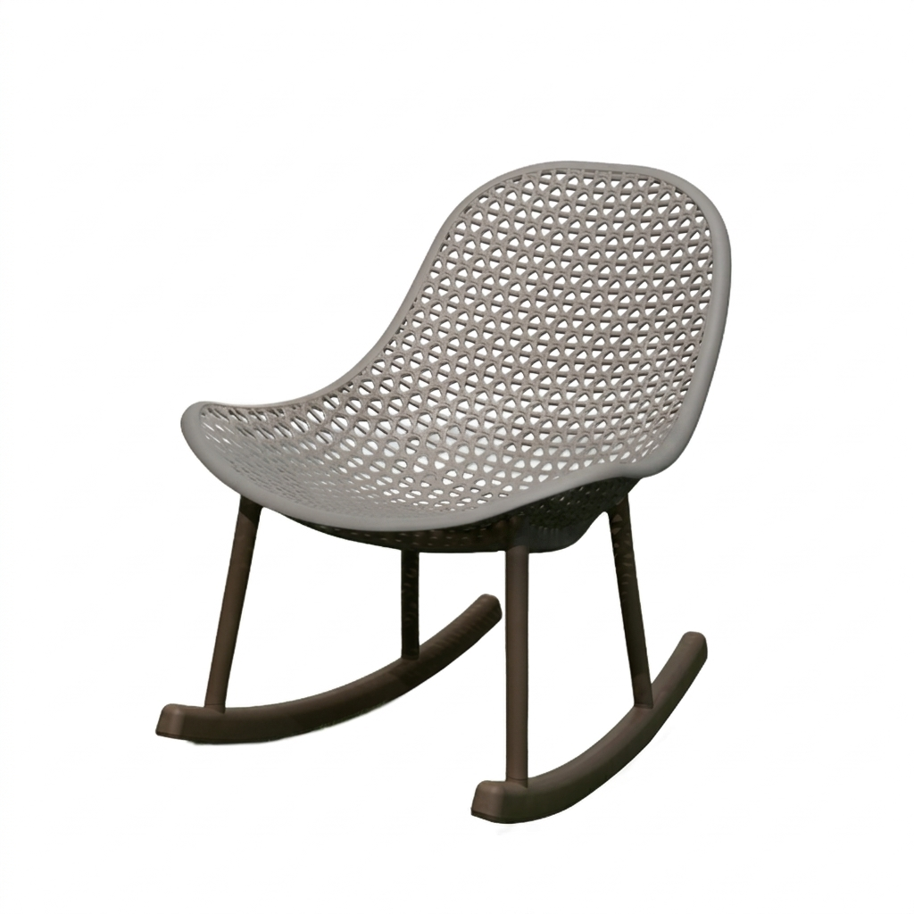 Open-Air Rocking Chair - Grey