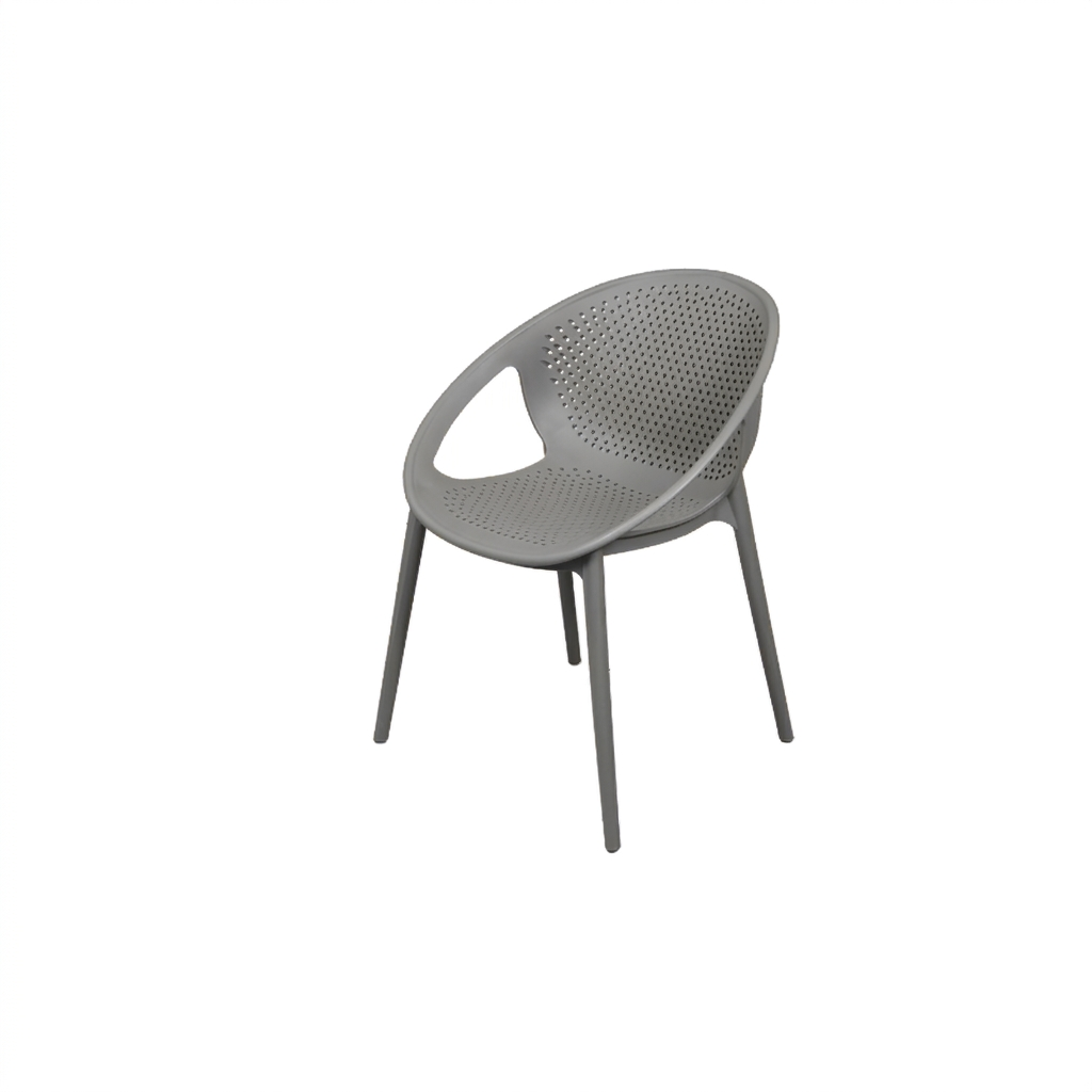 All-Season Plastic Chair Camel - Grey