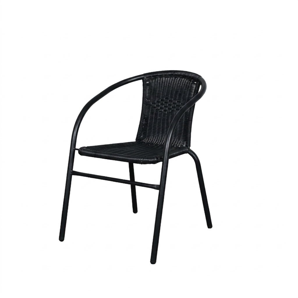 Open-Air Outdoor Chair Black - Black