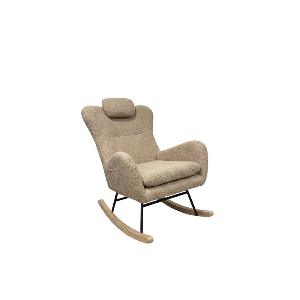 Premium Rocking Chair - Beige