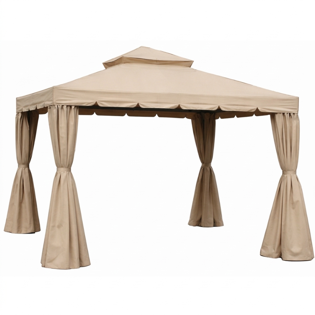 Open-Air Garden Gazebo 3x4 - Beige