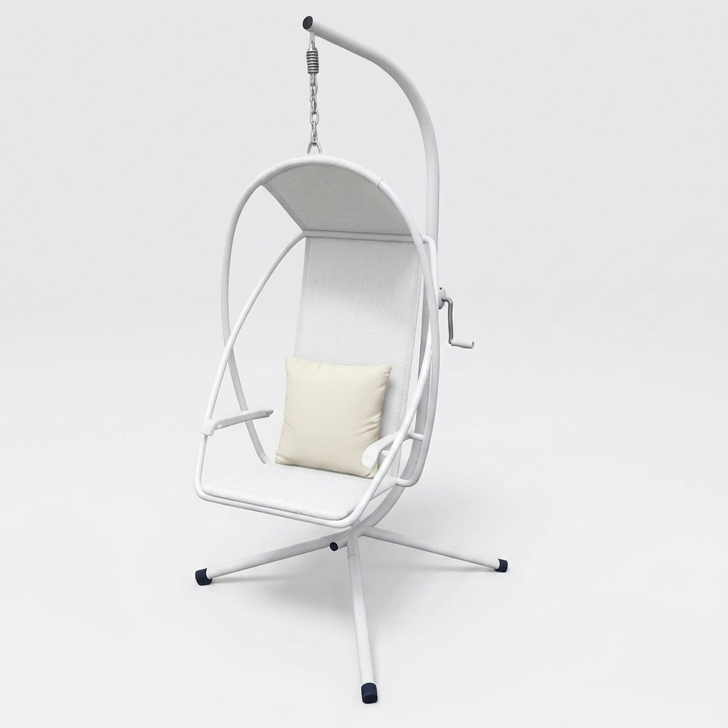 Outdoor Garden Swing - White