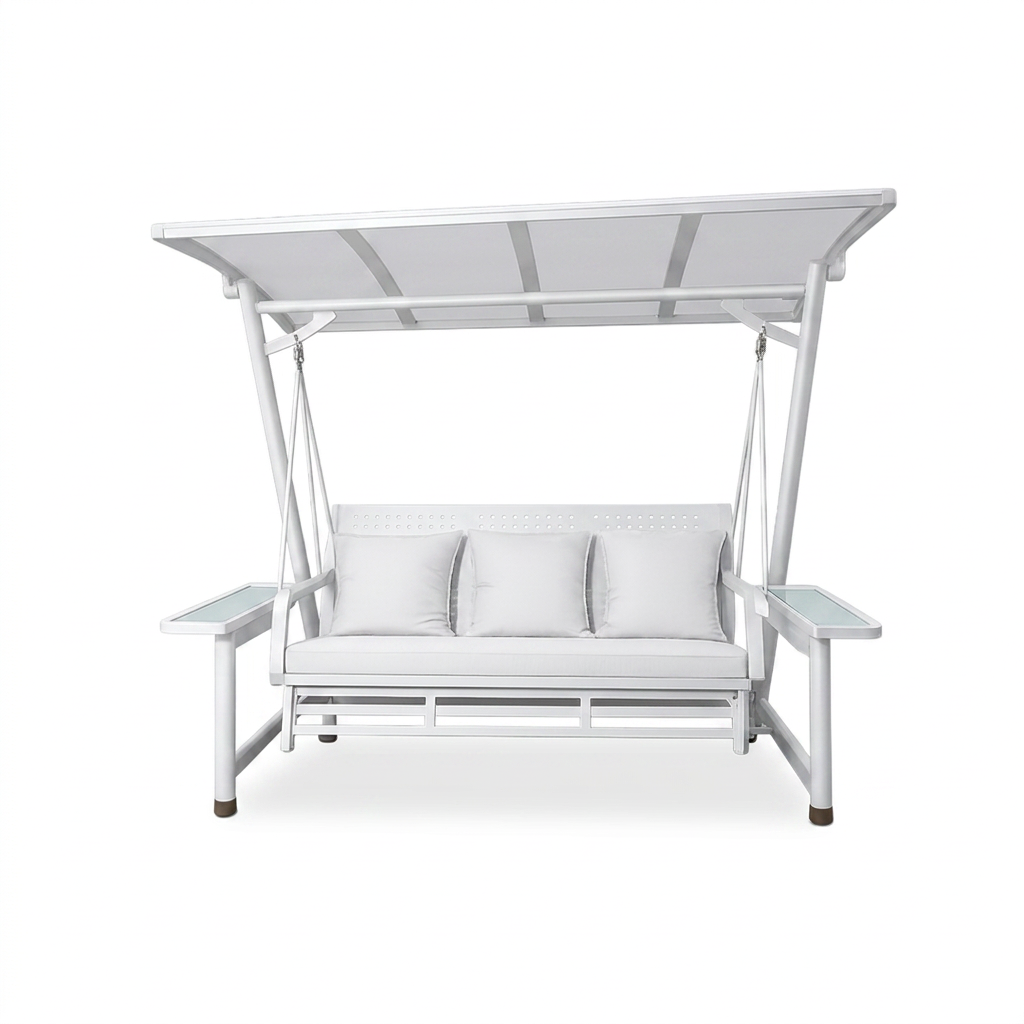 Outdoor Garden Swing - White