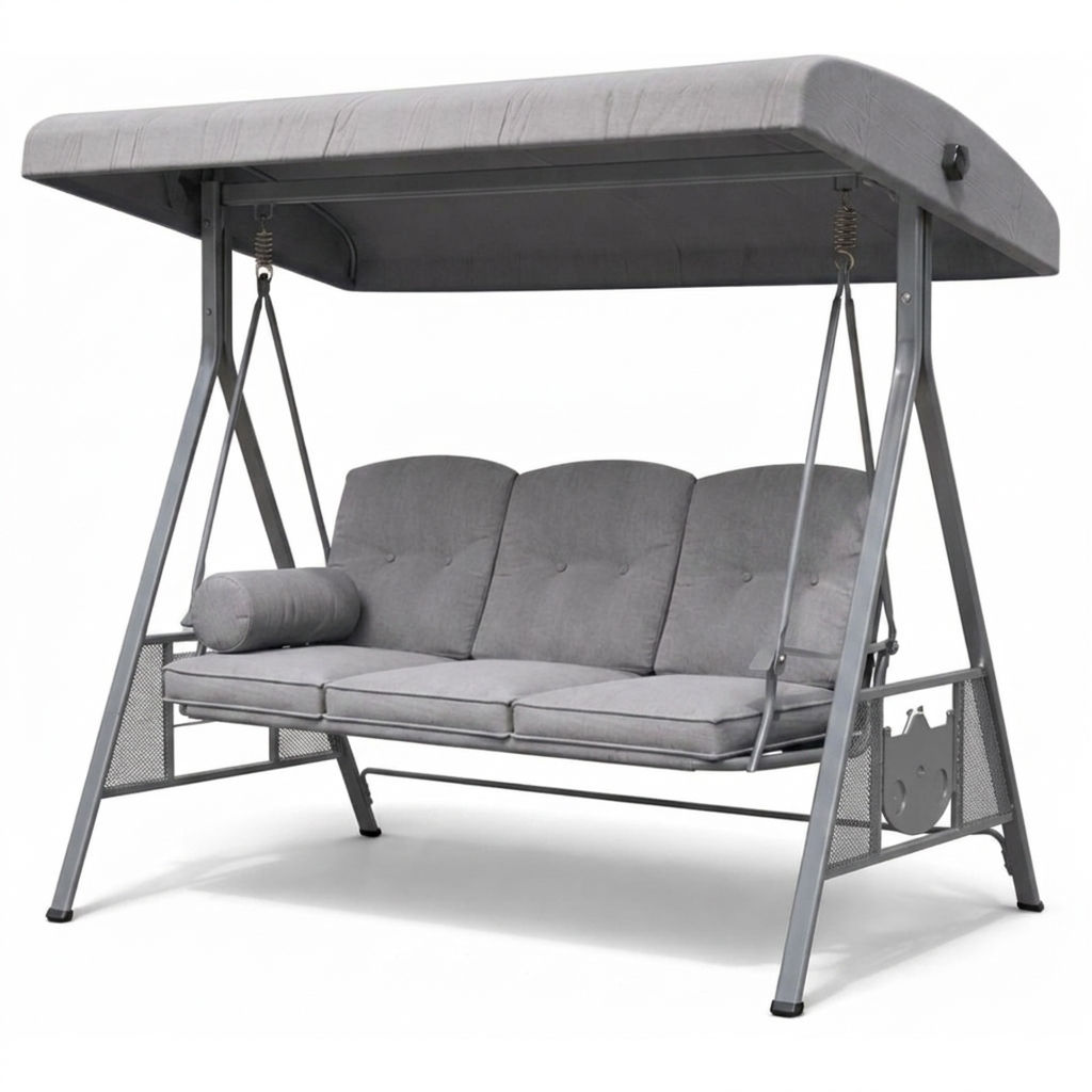 Open-Air Garden Swing - Grey