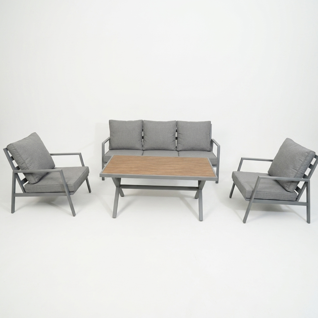 Garden Metal Garden Set - Grey