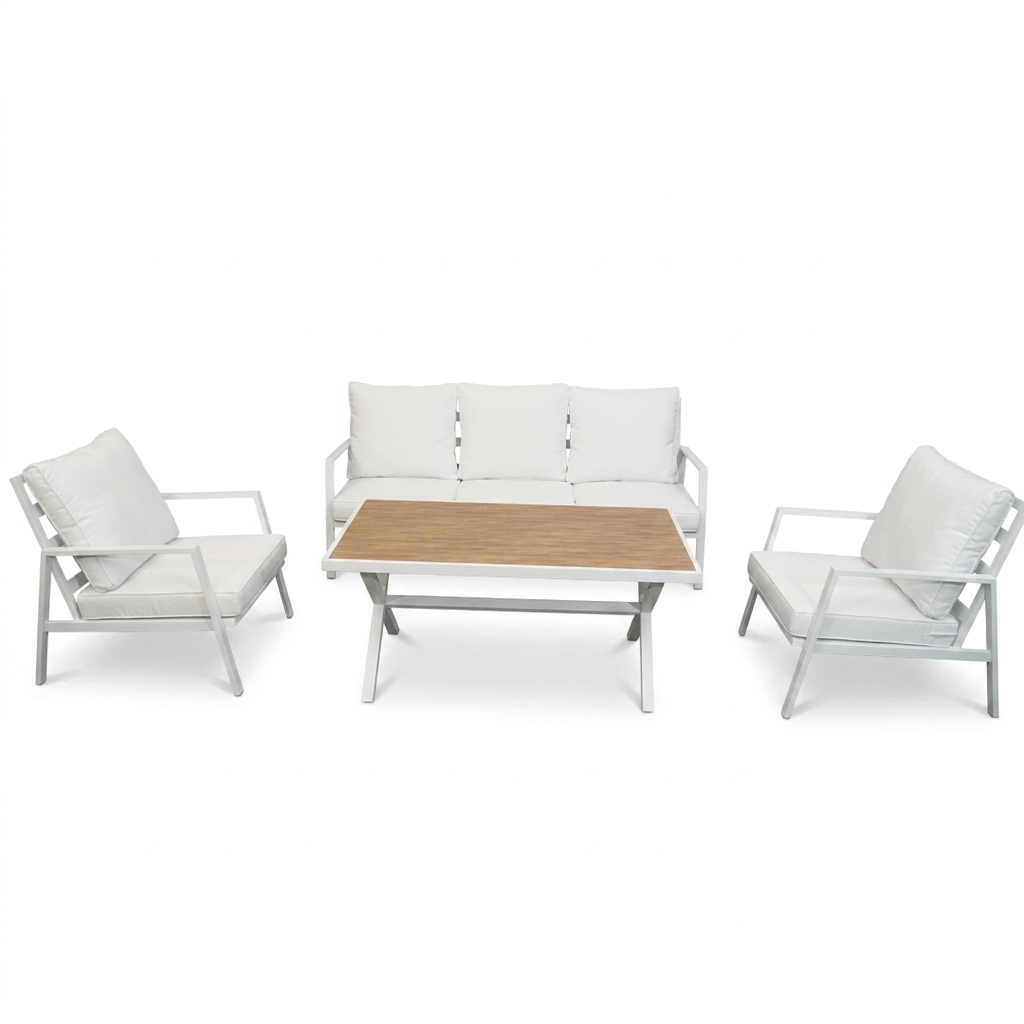 Garden Metal Garden Set - White