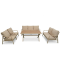Outdoor Metal Garden Set - Beige