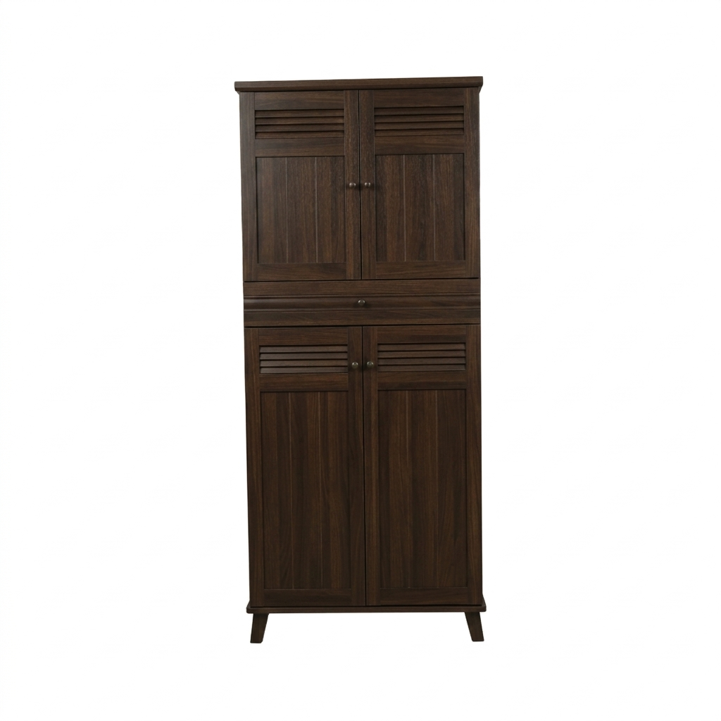 Designer Shoe Rack (Brown) - Brown